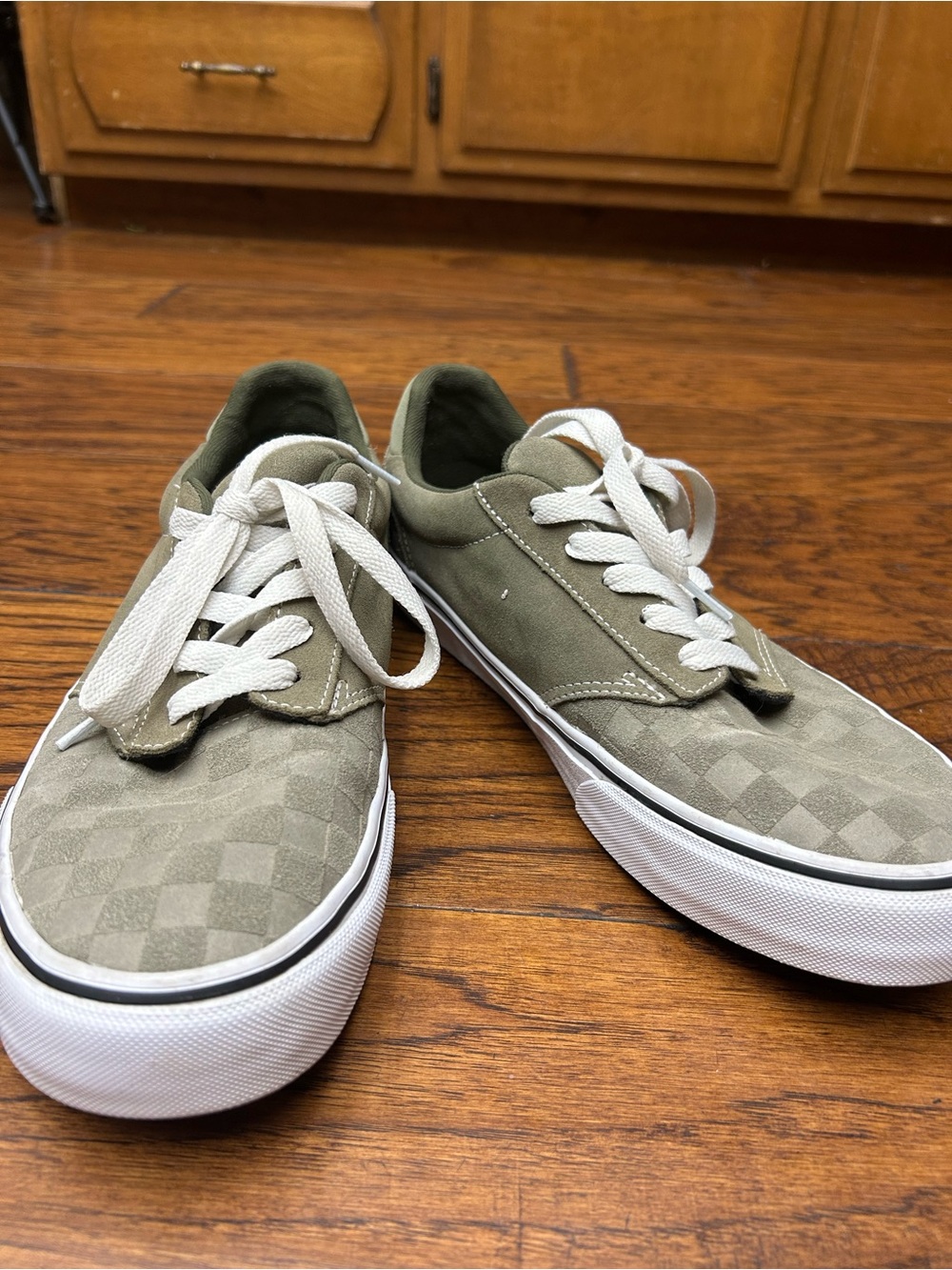 Vans Atwood Deluxe olive green sneakers